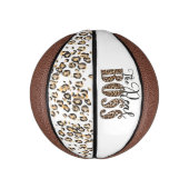 Leopard Print de echte baas Basketbal (Verticaal)