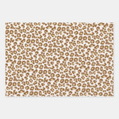 Leopard Print, Denim Blue, Cream, Grey  Inpakpapier Vel (Voorkant 2)