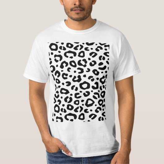 Leopard Print Design T-shirt (Voorkant)