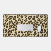 Leopard Print Desk Mat (Keyboard & Muis)