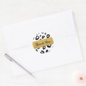 Leopard Print ELKE KLEUR Party Favor Sticker (Envelop)
