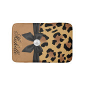 Leopard Print en Bow Badmat (Voorkant)