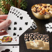 Leopard Print en Bow Pokerkaarten (Insitu)