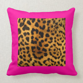 Leopard Print en Hot Pink Pillow in veel stijlen Kussen