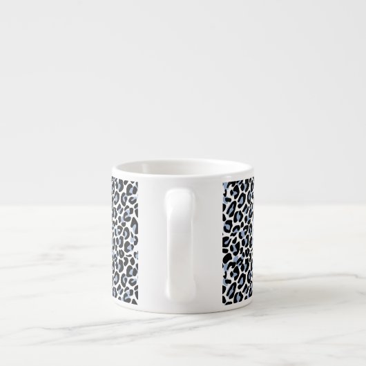 Leopard Print Espresso Mok (Achterkant)