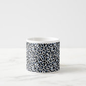 Leopard Print Espresso Mok (Voorkant)