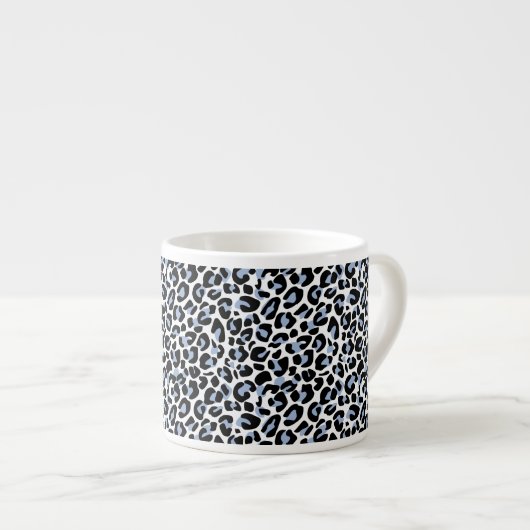 Leopard Print Espresso Mok (Voorkant rechts)