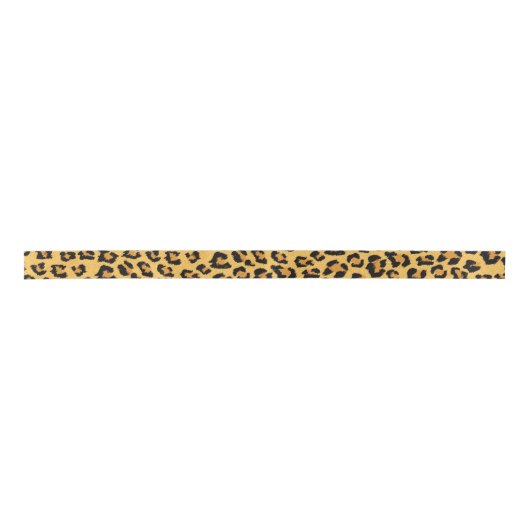 Leopard Print Faux, Wilde Style Safari Patroon Lint (Voorkant)