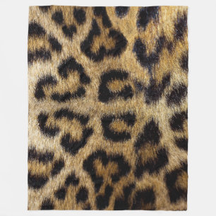 Leopard Print Fleece Blanket in 3 formaten