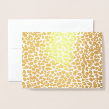Leopard Print Folie Card