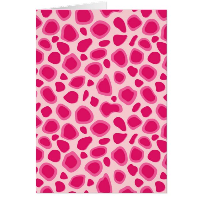 Leopard Print - Fuchsia and light roze (Voorkant)