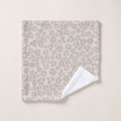 Leopard Print Glam 2 #patroon #ontwerp Bad Handdoek (Wasdoekje)