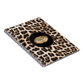 Leopard Print Gold Lips XOXO Notitieboek (Rechterzijde)