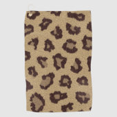 Leopard Print Golfhanddoek (Voorkant)