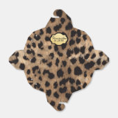 Leopard Print Gouden folie Neem Feestgunstdozen ui Bedankdoosjes (Uitgevouwen)