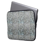 Leopard Print Graphic Electronics Bag Laptop Sleeve (Voorkant Links)