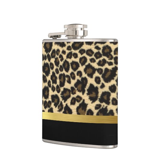 Leopard Print Heupfles (Links)