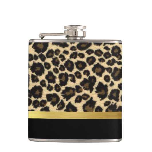 Leopard Print Heupfles (Voorkant)