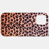 Leopard Print Hoesje-Mate iPhone case (Achterkant (horizontaal))