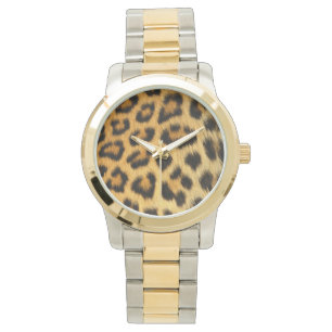 Leopard Print Horloge