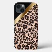 Leopard Print iPhone 13 Hoesje (Achterkant)