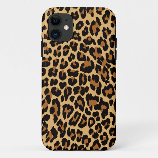 Leopard print iPhone 5 hoesje (Achterkant)