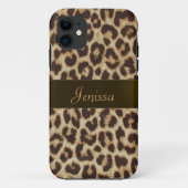 Leopard Print iPhone 5 Hoesje (Achterkant)
