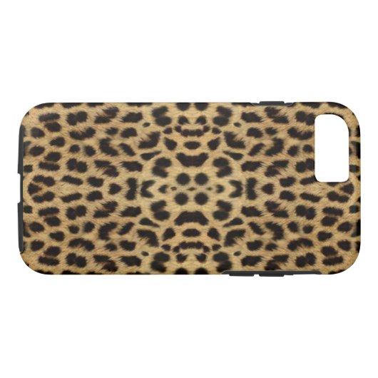Leopard Print iPhone 7 Hoesje (Achterkant (Horizontaal))