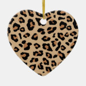Leopard Print Keramisch Ornament (Voorkant)
