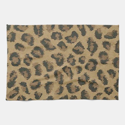 Leopard Print Kitchen Towel Theedoek (Horizontaal)