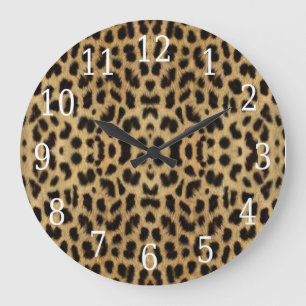 Leopard print klok