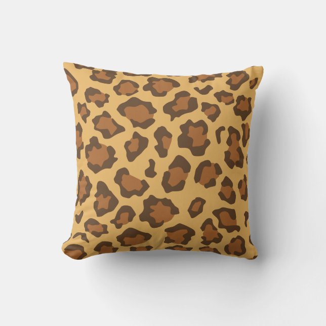 Leopard Print Kussen (Voorkant)