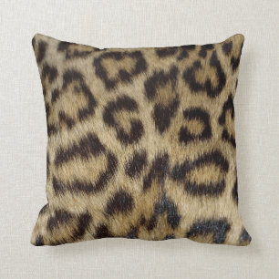 Leopard Print Kussens Decoratief voor JOUW NAAM