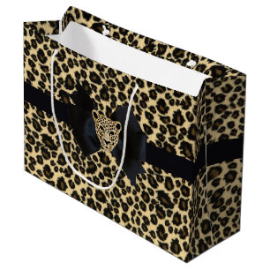 Leopard Print Large Cadeauzakje