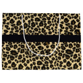 Leopard Print Large Cadeauzakje (Achterkant)