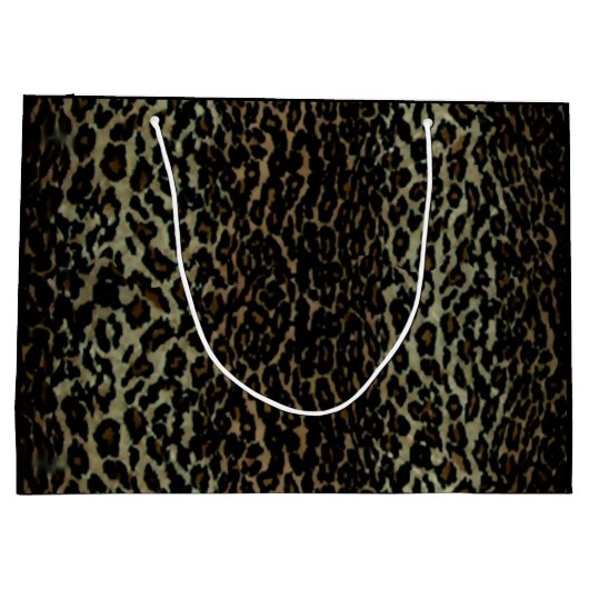 Leopard Print Large Cft Bag Groot Cadeauzakje (Achterkant)