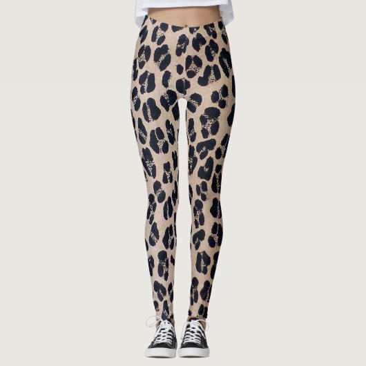 Leopard Print Leggings (Voorkant)