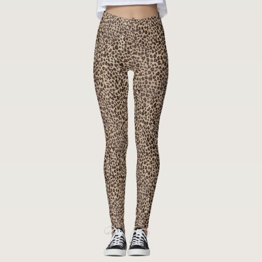 Leopard Print Leggings (Voorkant)