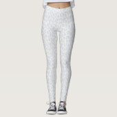 Leopard Print Leggings in Sneeuw (Voorkant)