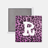 Leopard Print Letter Magnet Magneet (Voorkant / Achterkant)