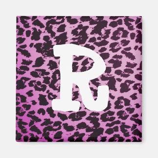 Leopard Print Letter Magnet Magneet