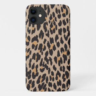 Leopard Print, luipspuiten, bruine luipaard iPhone 11 Hoesje