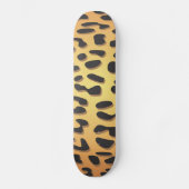 Leopard Print, luipspuiten, bruine luipaard Skateboard (Voorkant)