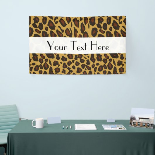 Leopard Print, luipspuiten, bruine luipaard Spandoek (Beurs)
