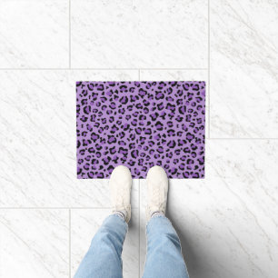 Leopard Print, luipspuiten, Paarse luipaard Deurmat