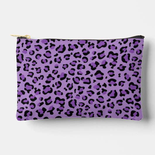Leopard Print, luipspuiten, Paarse luipaard Etui (Voorkant)