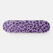 Leopard Print, luipspuiten, Paarse luipaard Skateboard (Horizontaal)