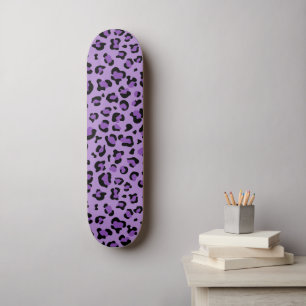 Leopard Print, luipspuiten, Paarse luipaard Skateboard