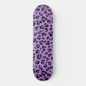 Leopard Print, luipspuiten, Paarse luipaard Skateboard (Voorkant)