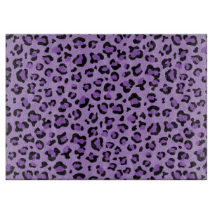 Leopard Print, luipspuiten, Paarse luipaard Snijplank